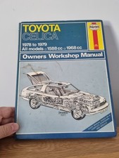 Toyota Celica 1978 to 1979 Haynes Owners Workshop Manual # 437