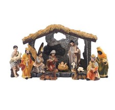 Christmas Nativity Figurine Set Jesus Nativity Manger Scene Kit Ornament
