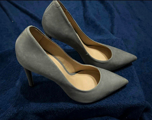 River island grey pointed toe - river,