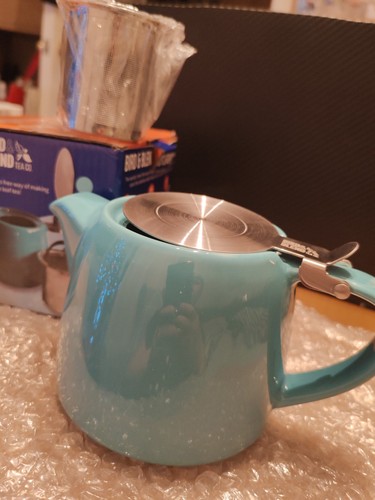 Ceramic teapot with infuser - teapot,