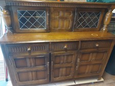 Priory Vintage 3 door sideboard with cupboard shelf and 3 drawers.