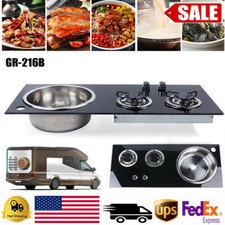 2 Burner LPG With Sink Combo