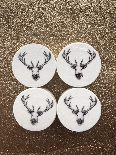 Handmade stag deer door knobs - deer,