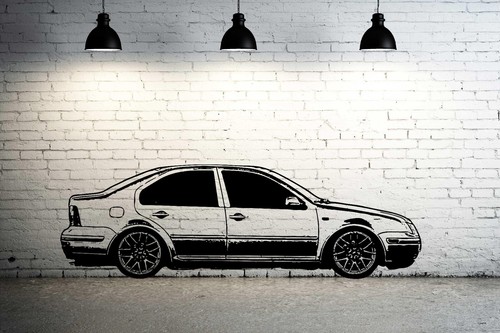 Jetta mk4 car wall art - jetta,