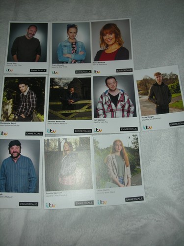 Emmerdale cast cards - 10,
