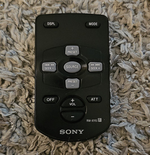 Sony x115 - (mpn, rm-x115)