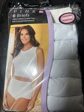 Kmart Vintage Cotton Briefs 6 Pair Size 5 Label Free