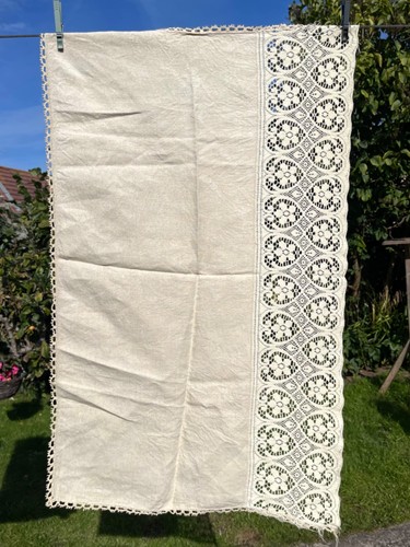 Vintage fabric textile lace - vintage,