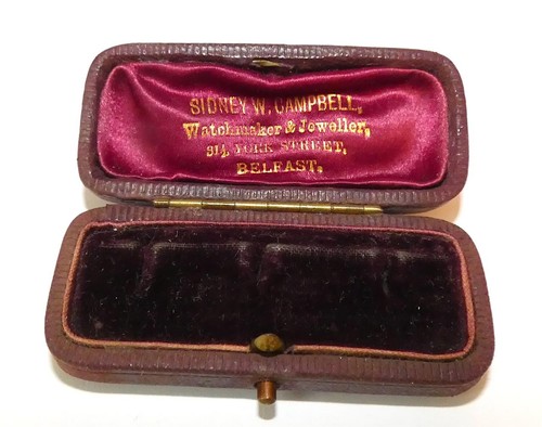 Antique leather box stud - antique,