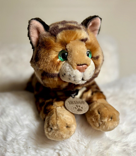Bengal cat plush soft toy - bengal,