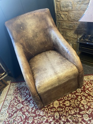 Vintage distressed leather - vintage,