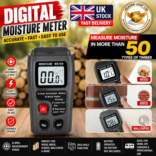 Digital moisture detector damp - moisture,