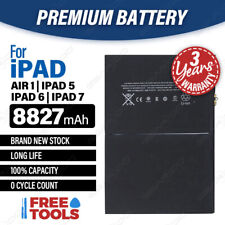 New Battery For iPad Air 1,iPad 5(2017),(iPad 6 2018),A1474 ,A1475,A1476, 8827ma