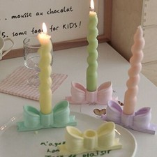 Gypsum Candlestick Holder