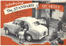 Standard Eight & Ten Saloons 1956 UK Market Foldout Brochure 8 10 Family Super