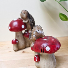 Relaxed Hedgehog on Toadstool