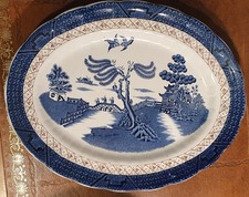 12" X 10" Oval Meat Plate Real