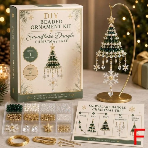 Diy pearl beaded christmas - diy,