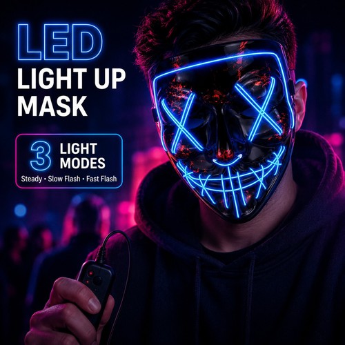 Led purge mask - mask, up
