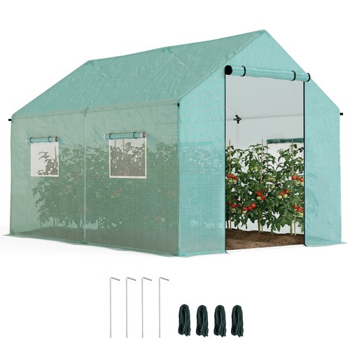 Outsunny tunnel greenhouse - outsunny,