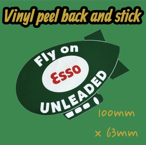 Esso unleaded fly - esso, on