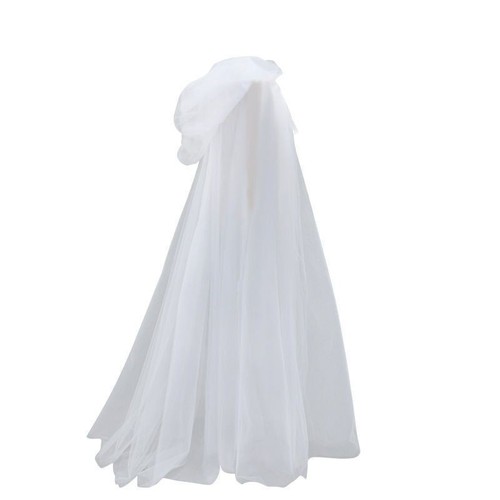 Halloween hooded tulle cloak - halloween,