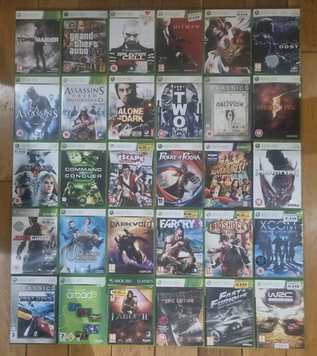 Xbox 360 games - xbox, x30