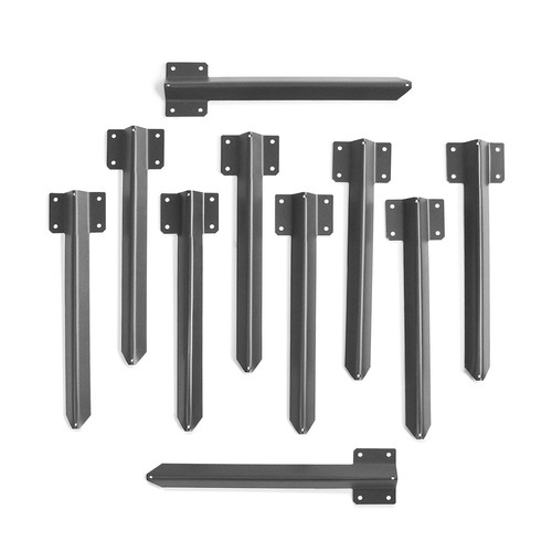 Railway sleeper brackets - railway,