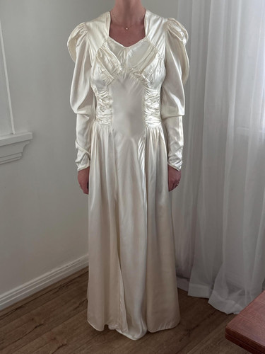Vintage 1940 wedding dress - 1940's,