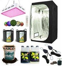 Grow Tent Kit 600W Full Spectrum LED Set Up Pro Indoor Hydroponics Grow Light