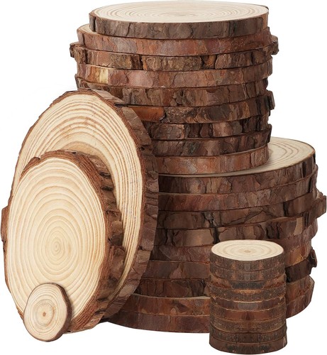 Wooden slices 10 cm - slices,