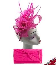 Fuchsia Fascinator & Evening