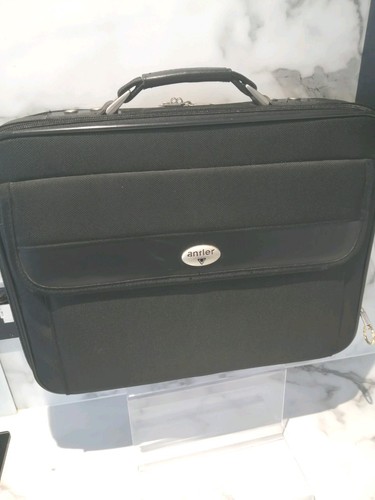 Antler black laptop bag - black,