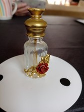 Victorian perfume bottle with - bottle,,
