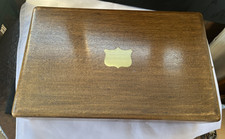 Large Wooden Oak Box Cutlery