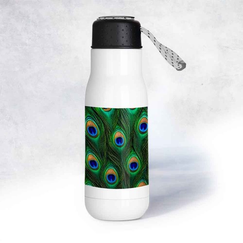 Peacock feather print thermo - peacock,