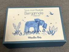 BNIB Rare Moulin Roty Elephant Baby Booties Slippers