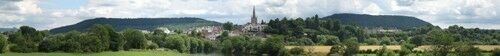 Large english town - large, backscene