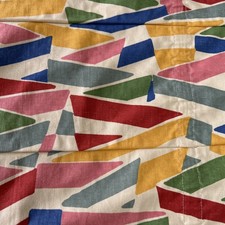 Vintage Large Roman Blind Made In Havana Fabric By Collier Campbell 147x 141cm