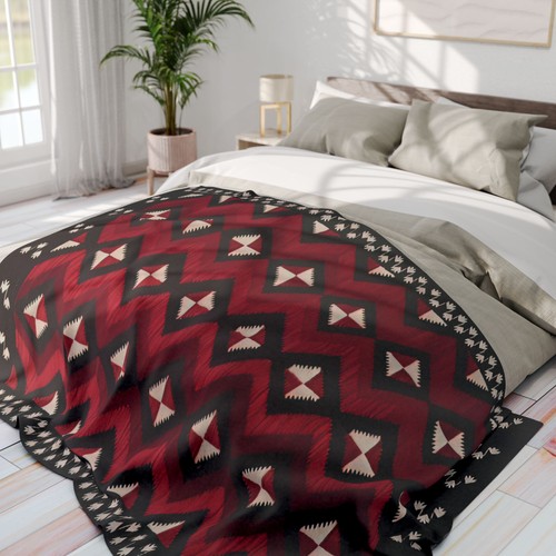 Navajo fleece throw blanket - fleece,