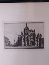 Charles H Clark Etching St