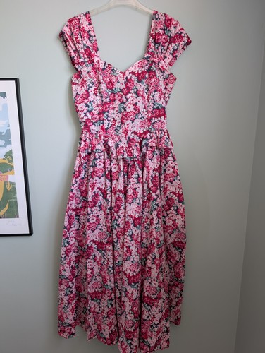 1980s laura ashley cotton - laura,