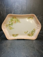 Antique  pottery vanity or serving tray - JHW & Sons HANLEY - decorative
