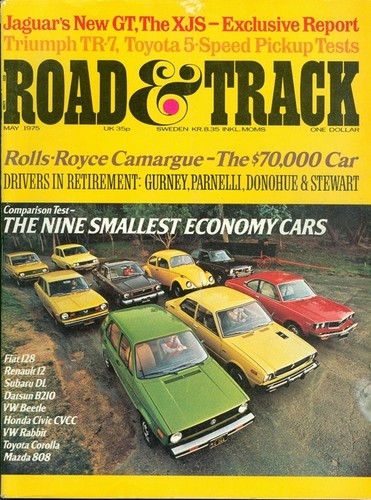 1975 road track magazine - &,