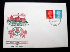 7/13 GT. PORTLAND ST, London W.1 1969 Rubber? postmark on a 4d. & 8d. Machin FDC