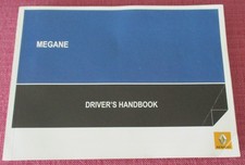 RENAULT MEGANE (2012 - 2013) OWNERS MANUAL - HANDBOOK. HAS 1 SERVICE STAMP.