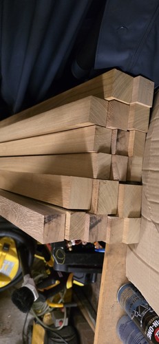 Iroko hardwood pieces - hardwood, 17