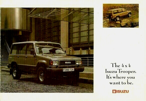 Isuzu trooper 1989 1991 - 1989-1991, uk