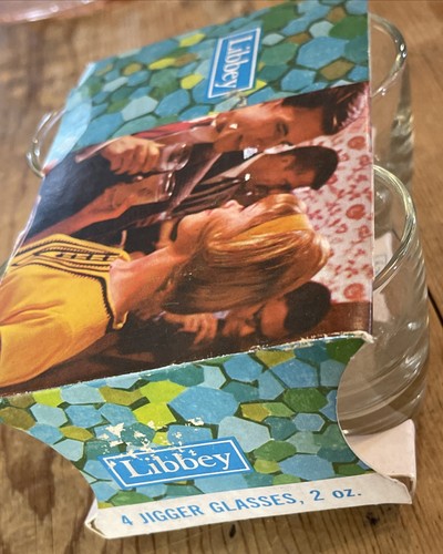 Set vintage libbey shot - set,