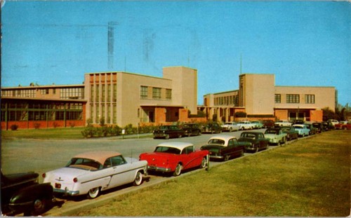 Beaumont postcard lamar - beaumont, tx